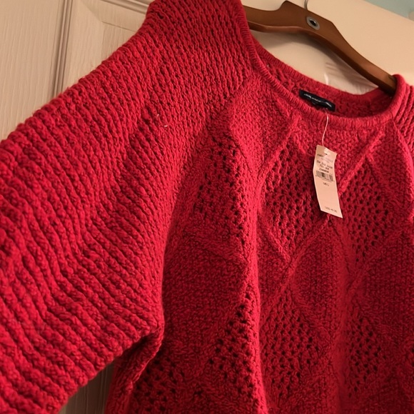 NWT!! American Eagle 🦅 knitted red sweater - Picture 5 of 7
